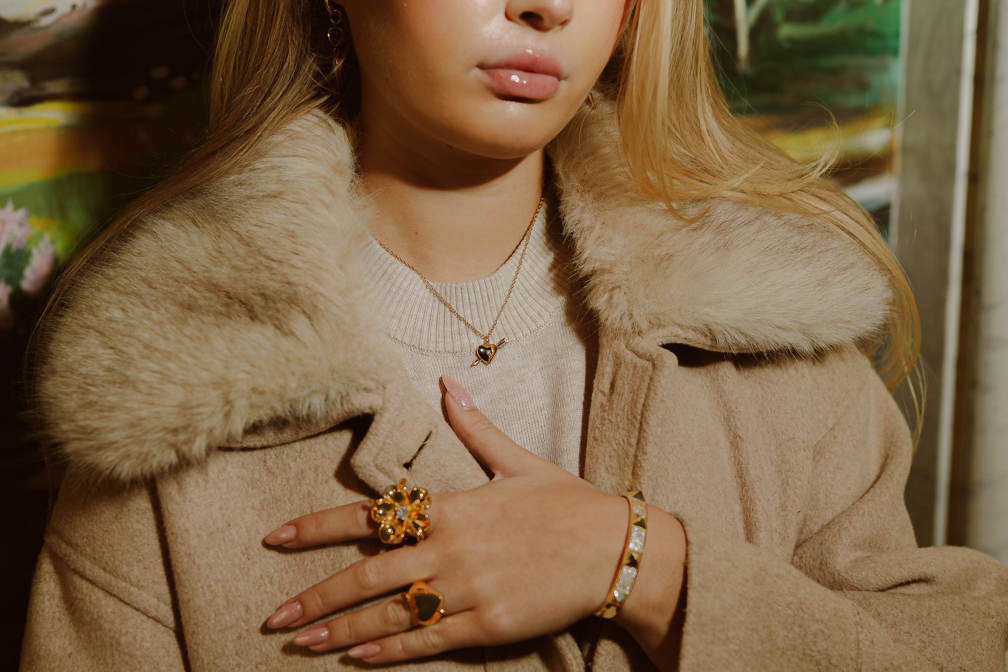 LYLA necklaces in gold and silver