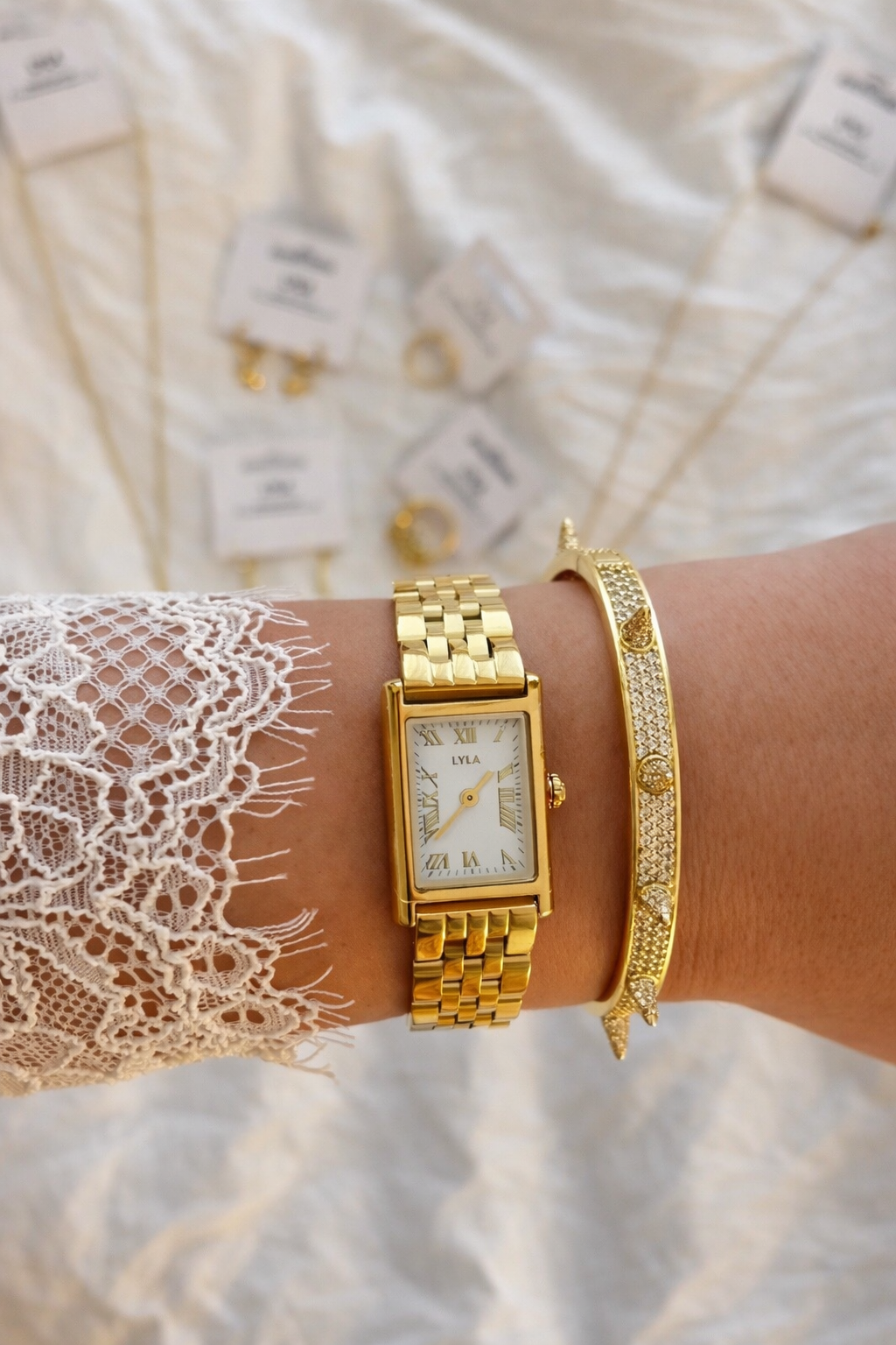 LYLA watches in gold and silver