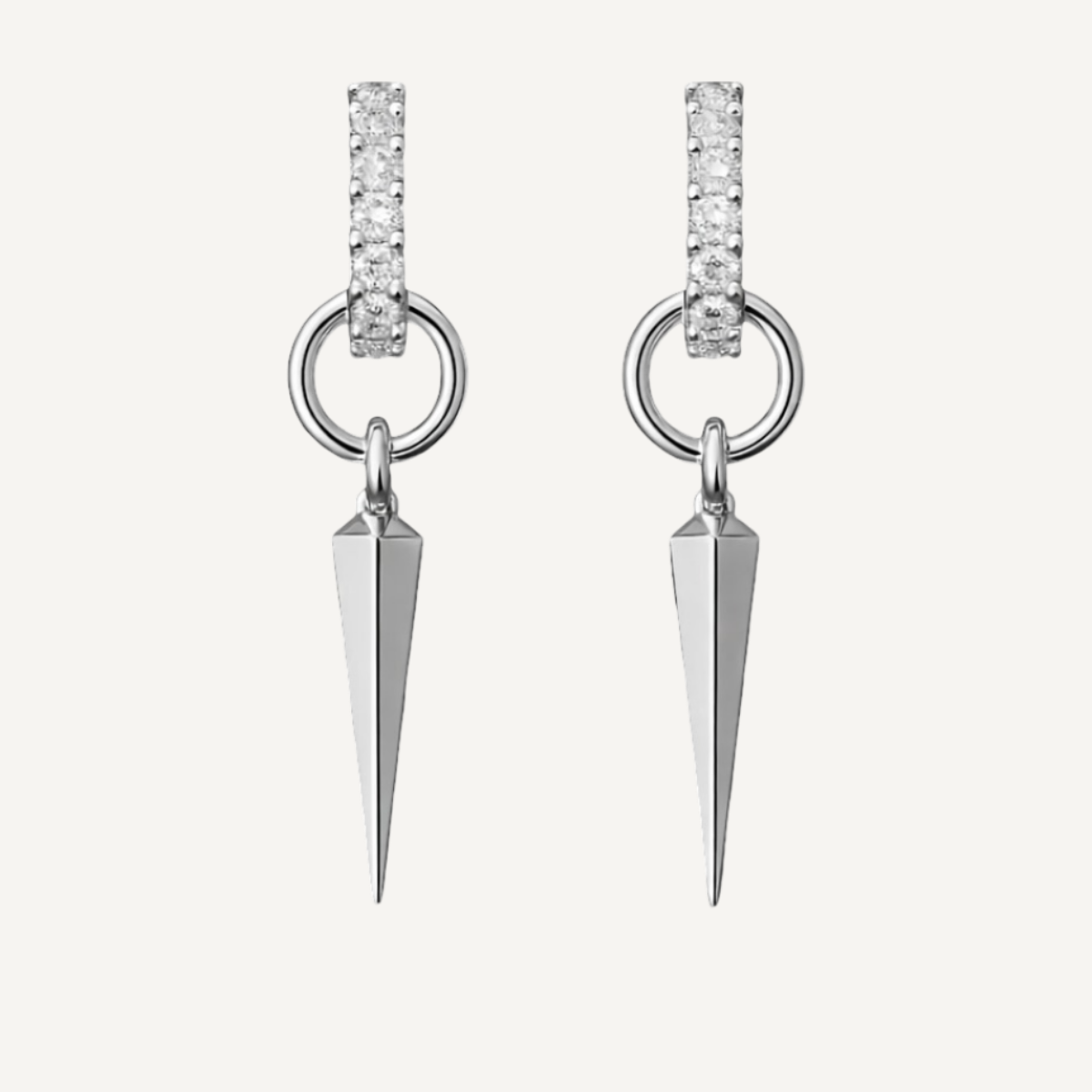 Stjärnbelysta spikörhängen