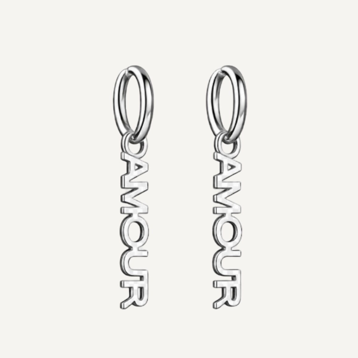Amour Hoop Earrings