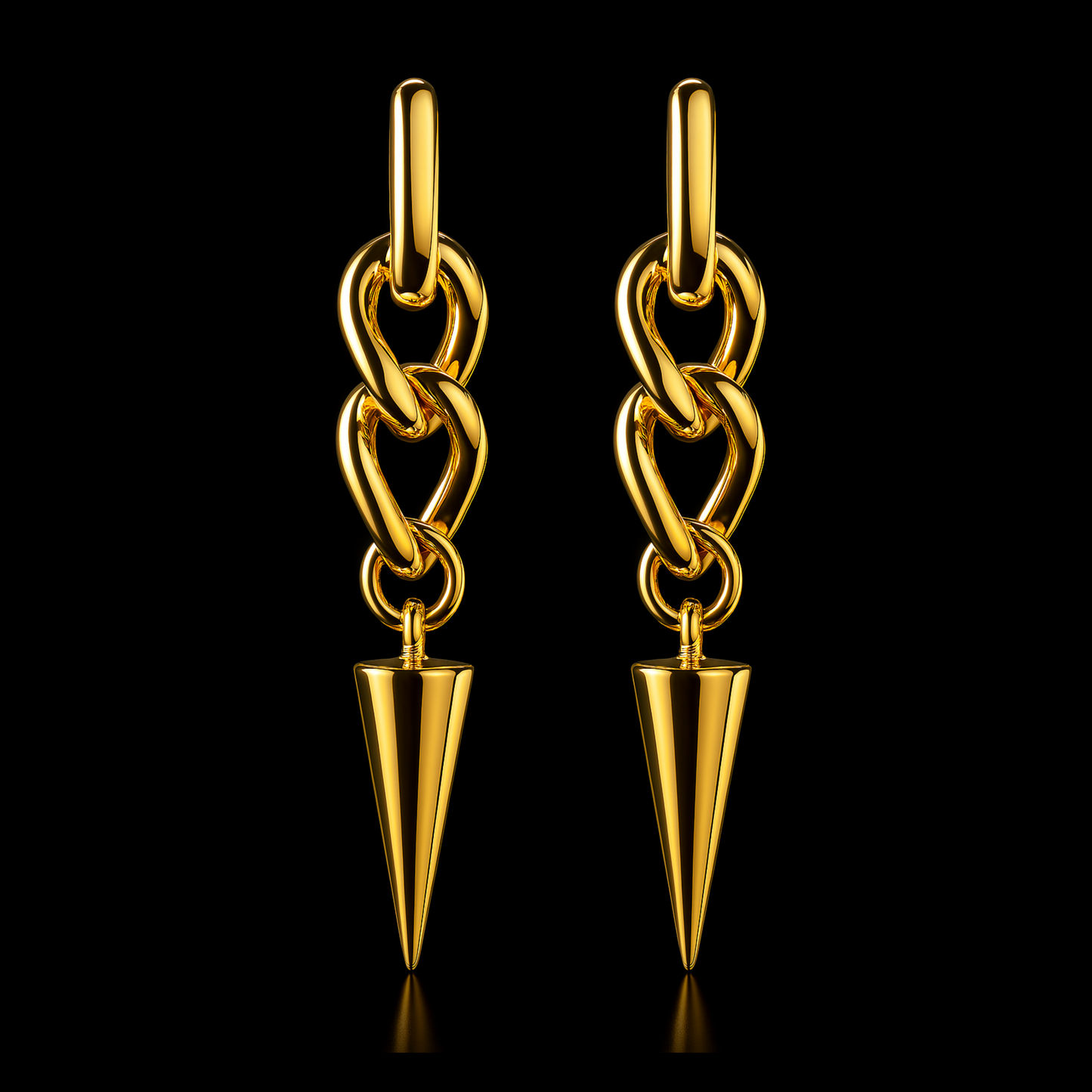 Spike Chain Earrings