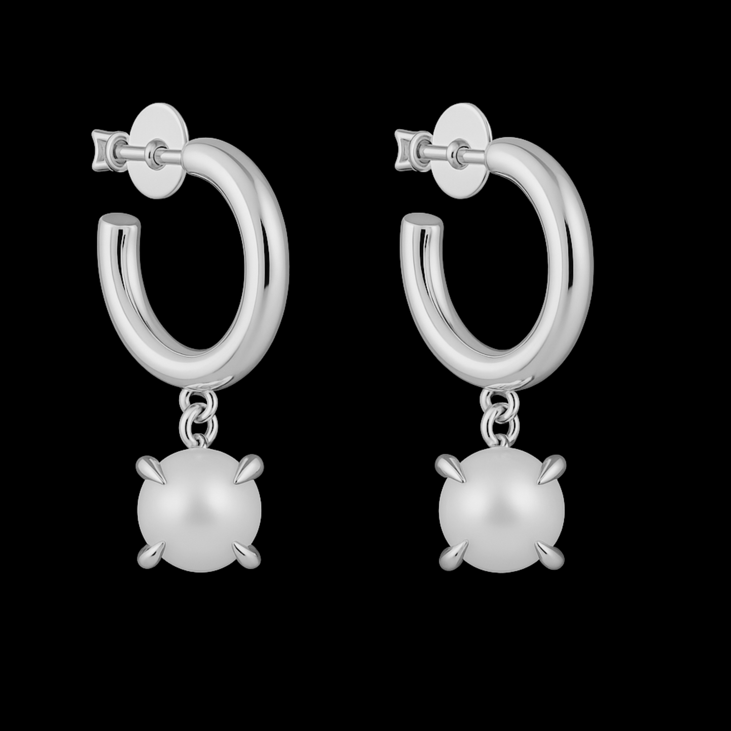 Pearl Fang Earrings