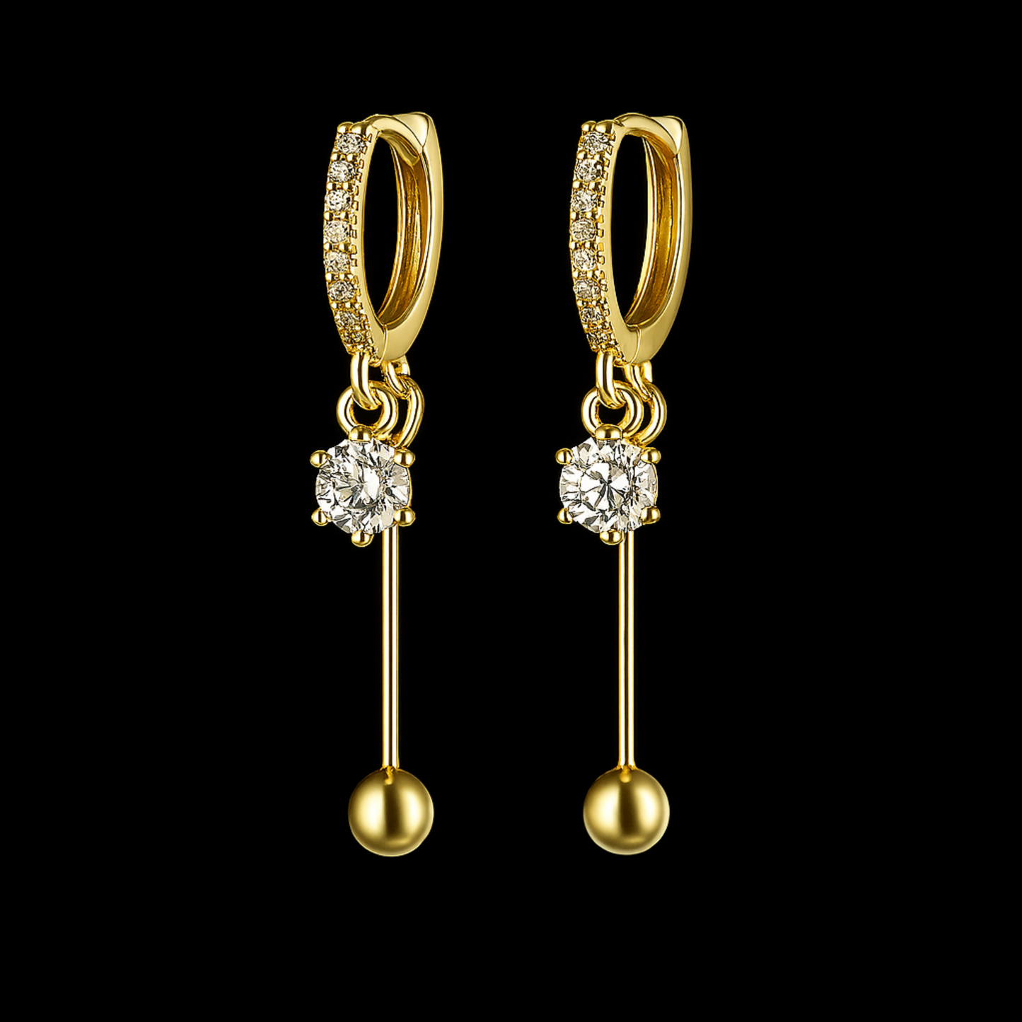 Hoop Dangle Earrings