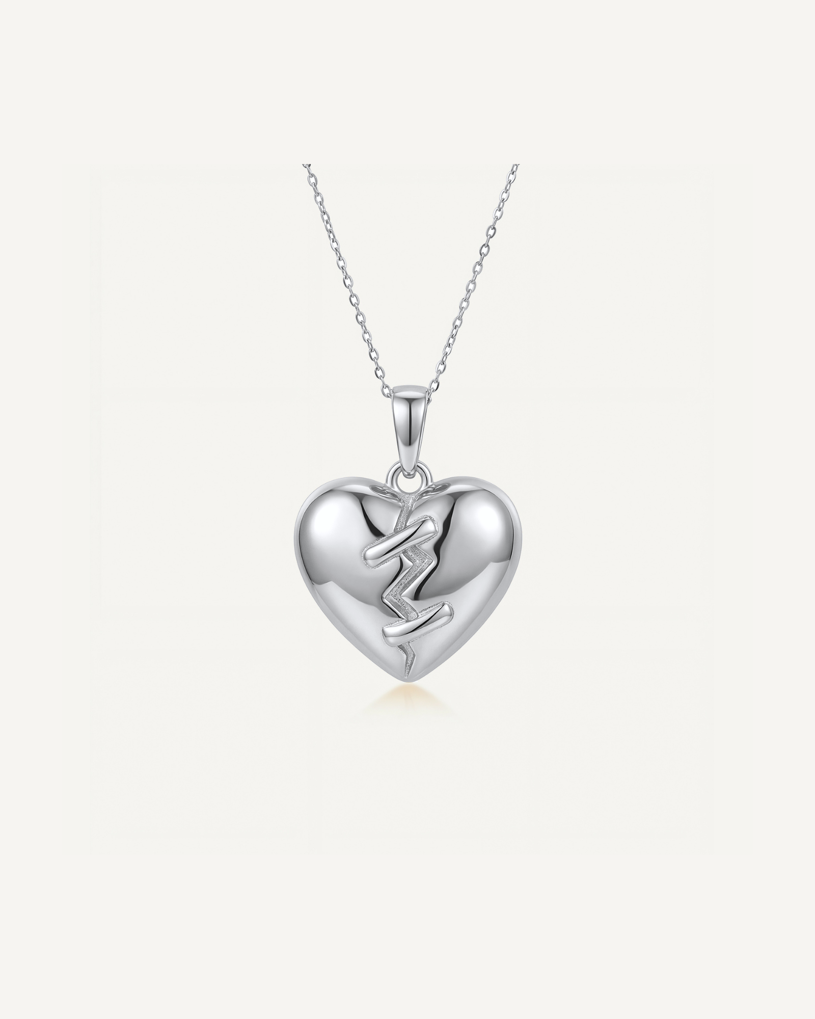Stitched Heart Necklace