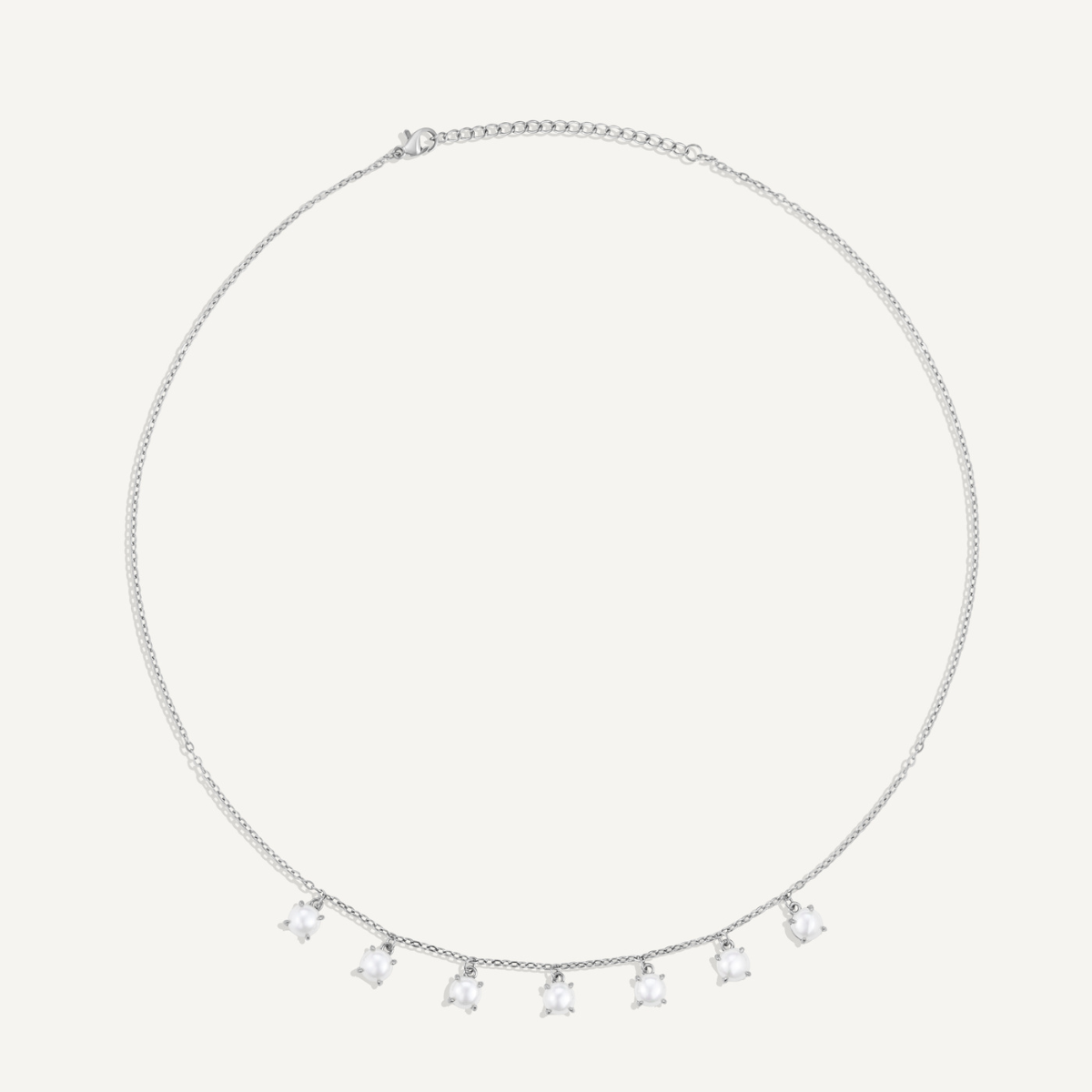 Pearl Fang Cascade Necklace
