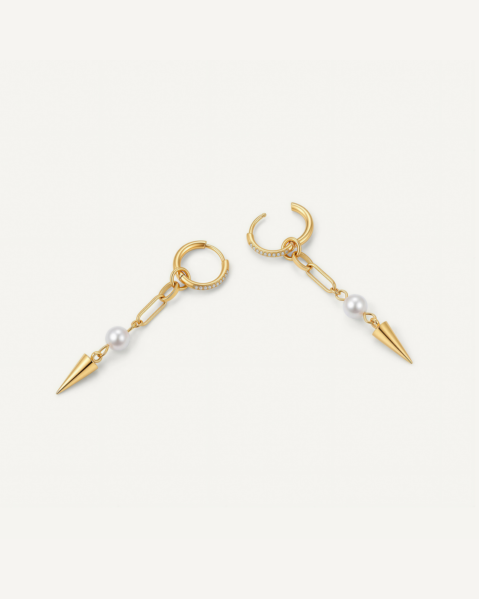 Pearl Spike Luxe Earrings