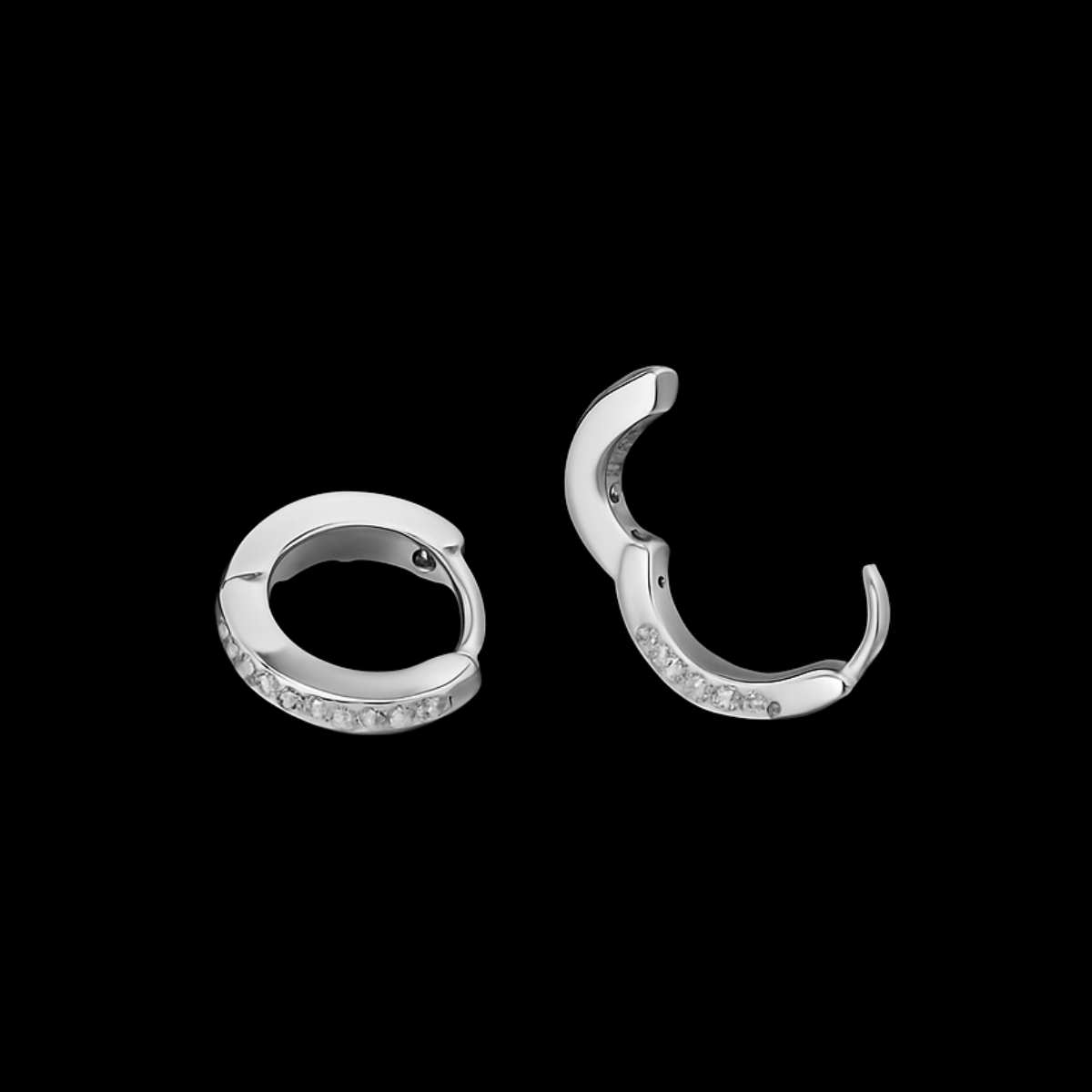 Sparkle Hoops Earrings