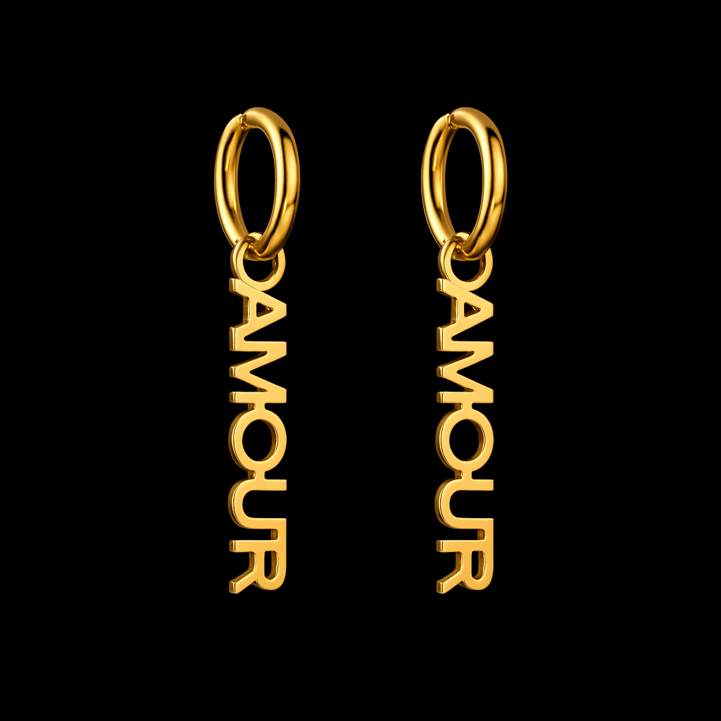 Amour Hoop Earrings