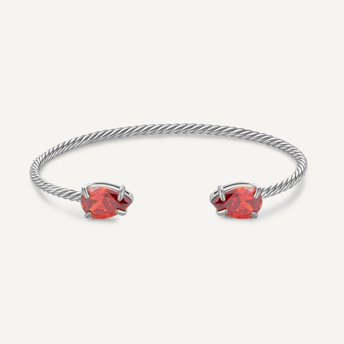 Ruby Twist Bracelet