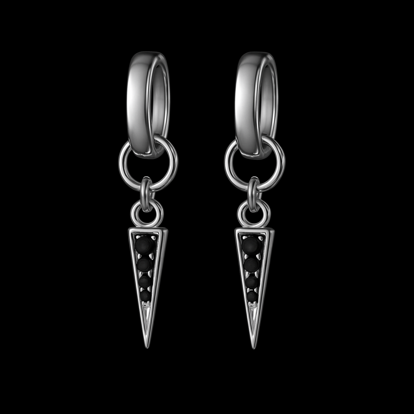 Noir Shard Earrings