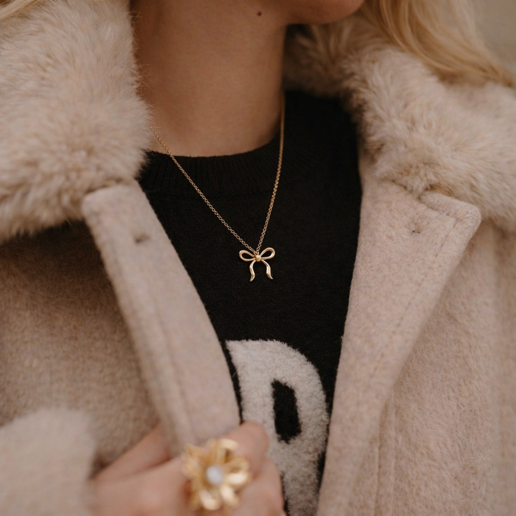 Charming Bow Necklace