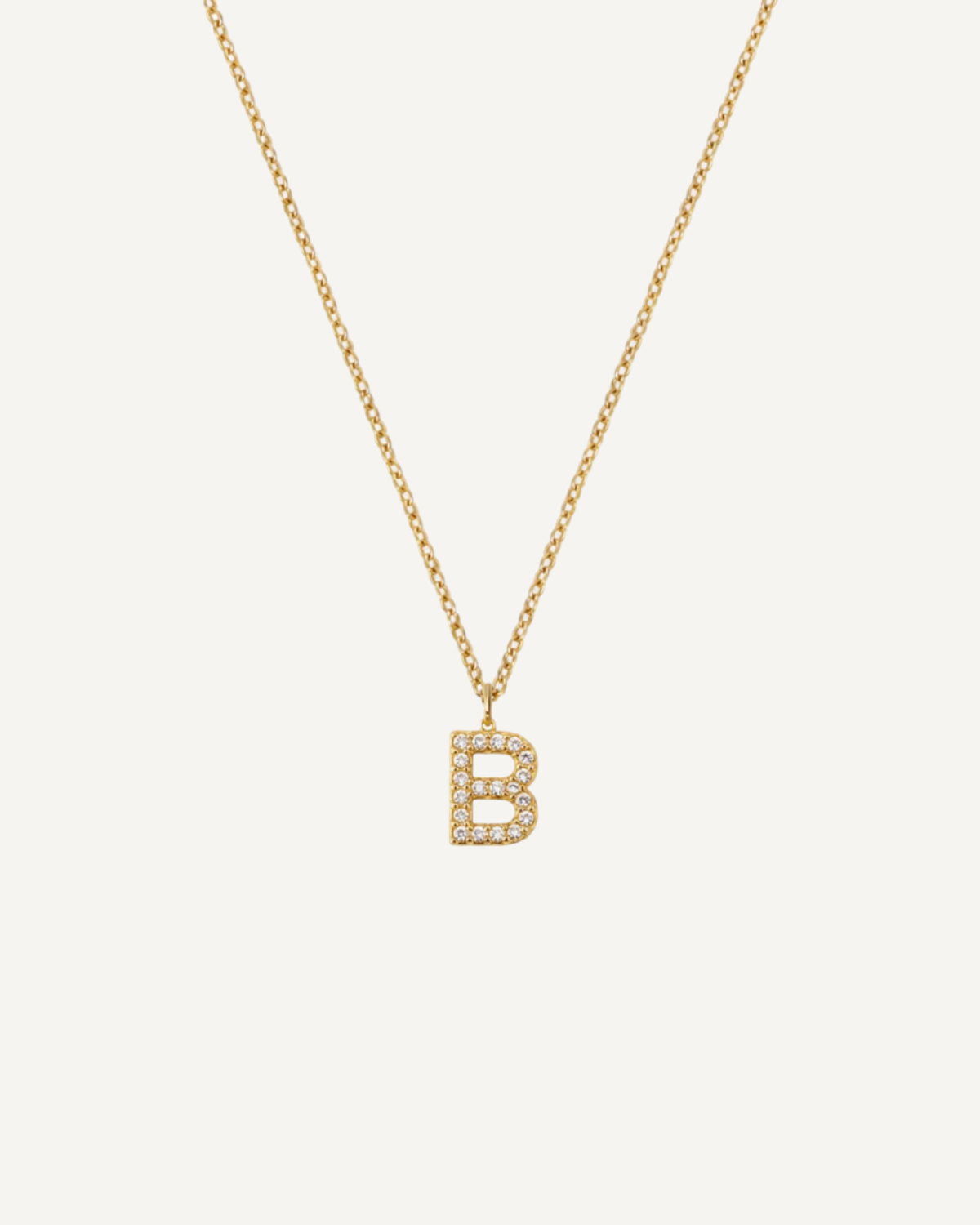 Initial Diamond Necklace