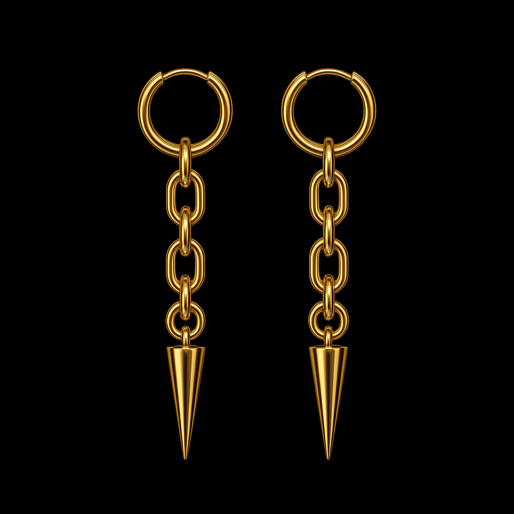 Edge Hoop Earrings