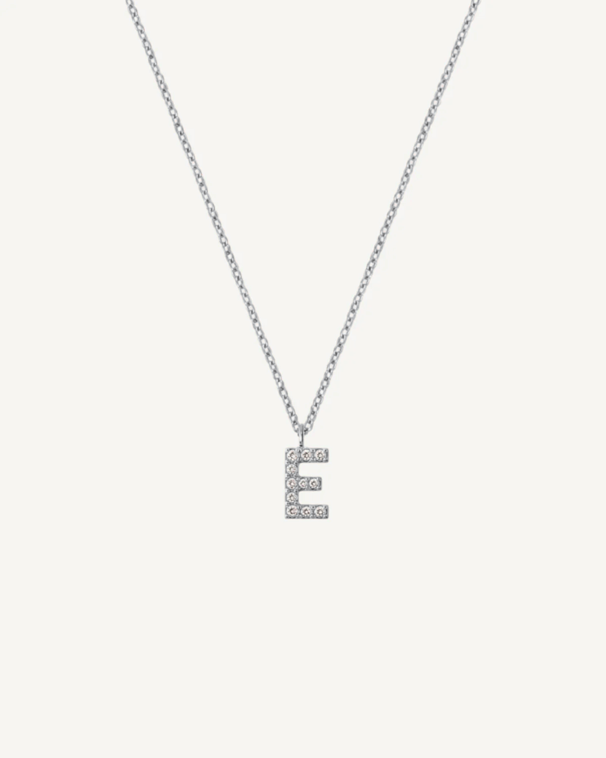 Initial Diamond Necklace