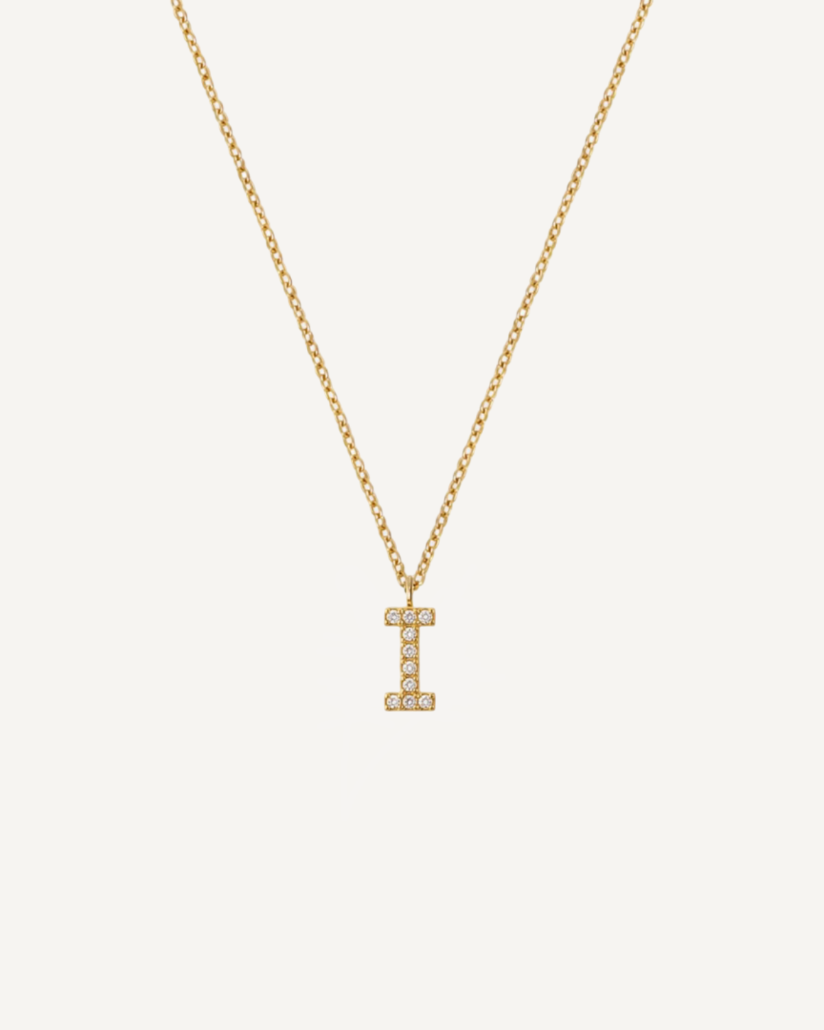 Initial Diamond Necklace