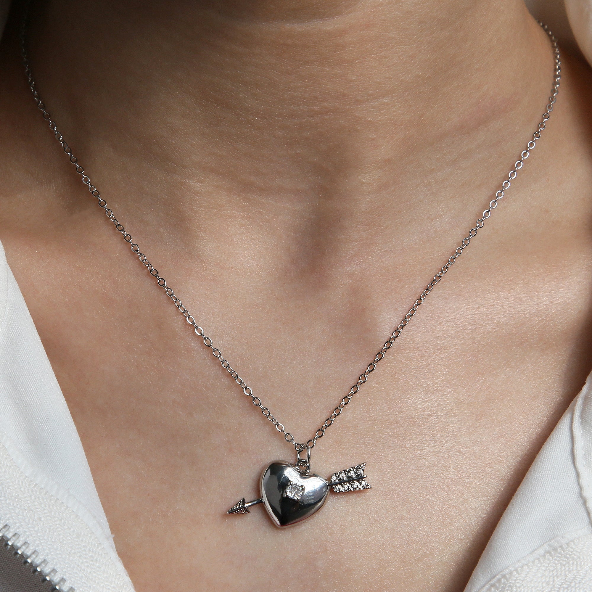 Crystal Heart Necklace