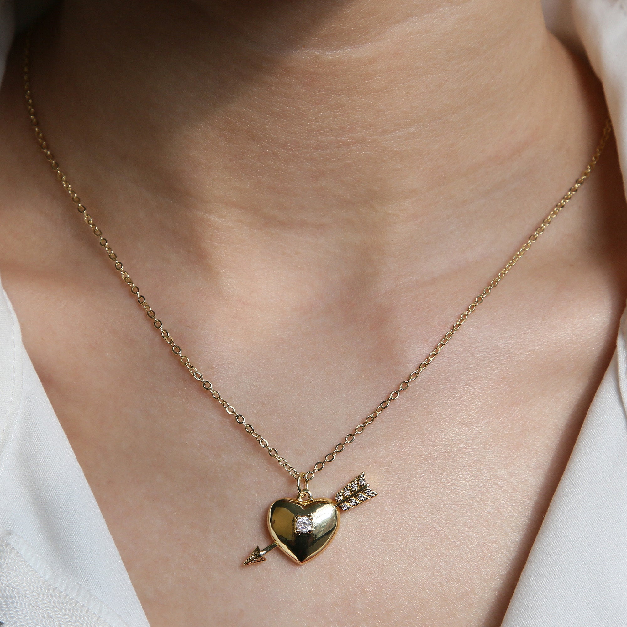 Crystal Heart Necklace