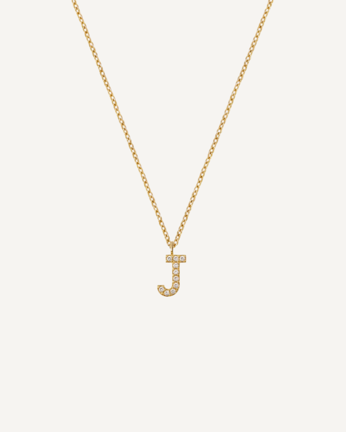 Initial Diamond Necklace