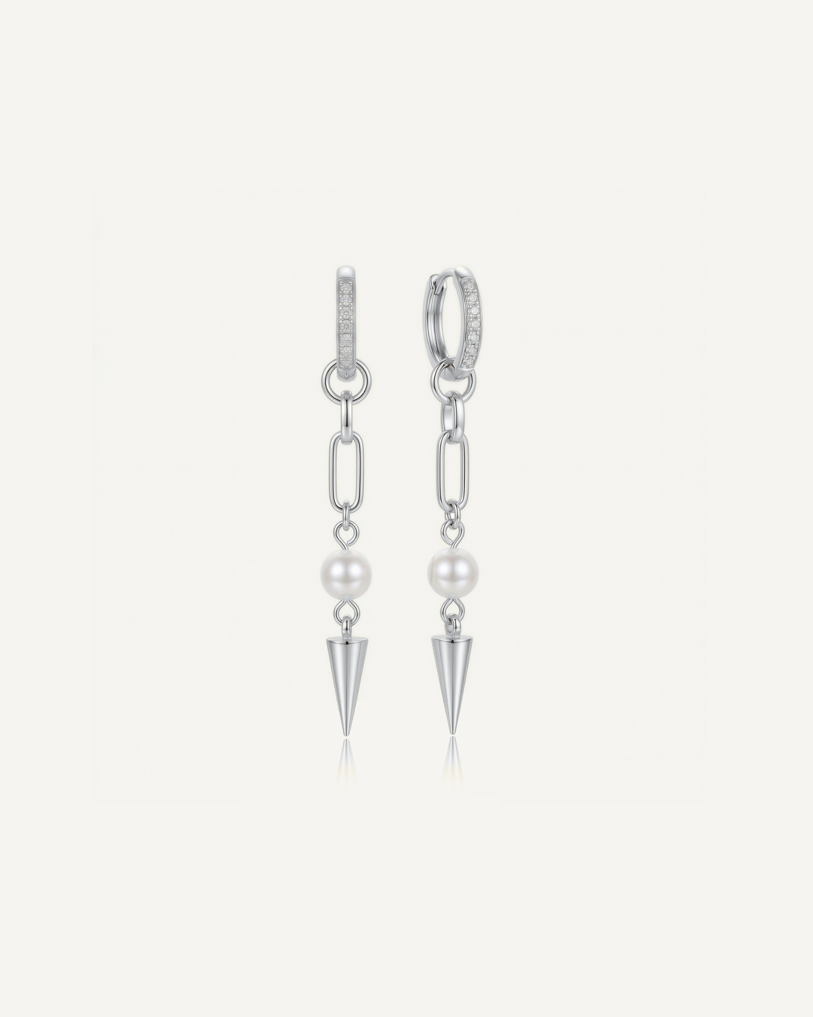 Pearl Spike Luxe Earrings