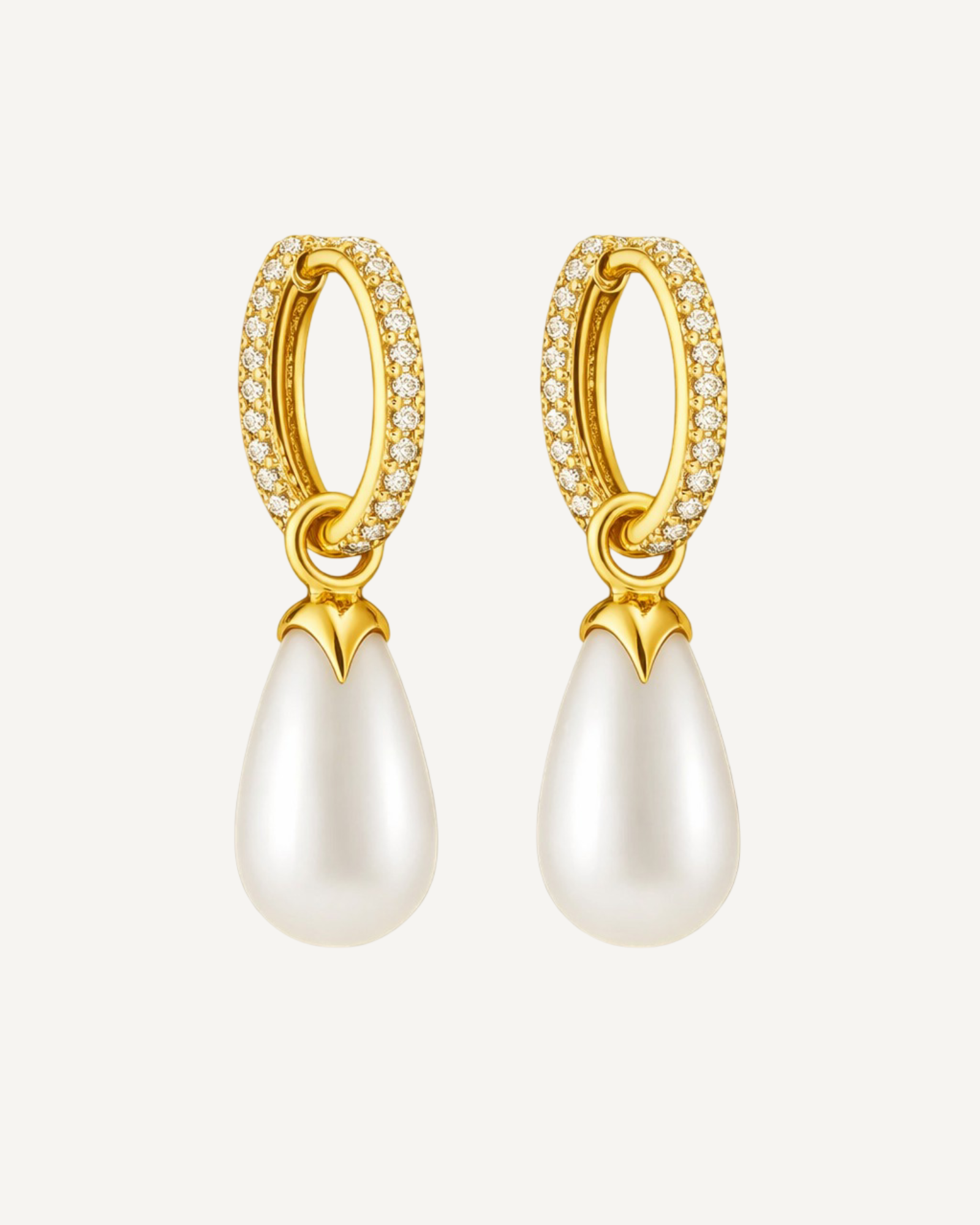 Droplet Diamond Earrings