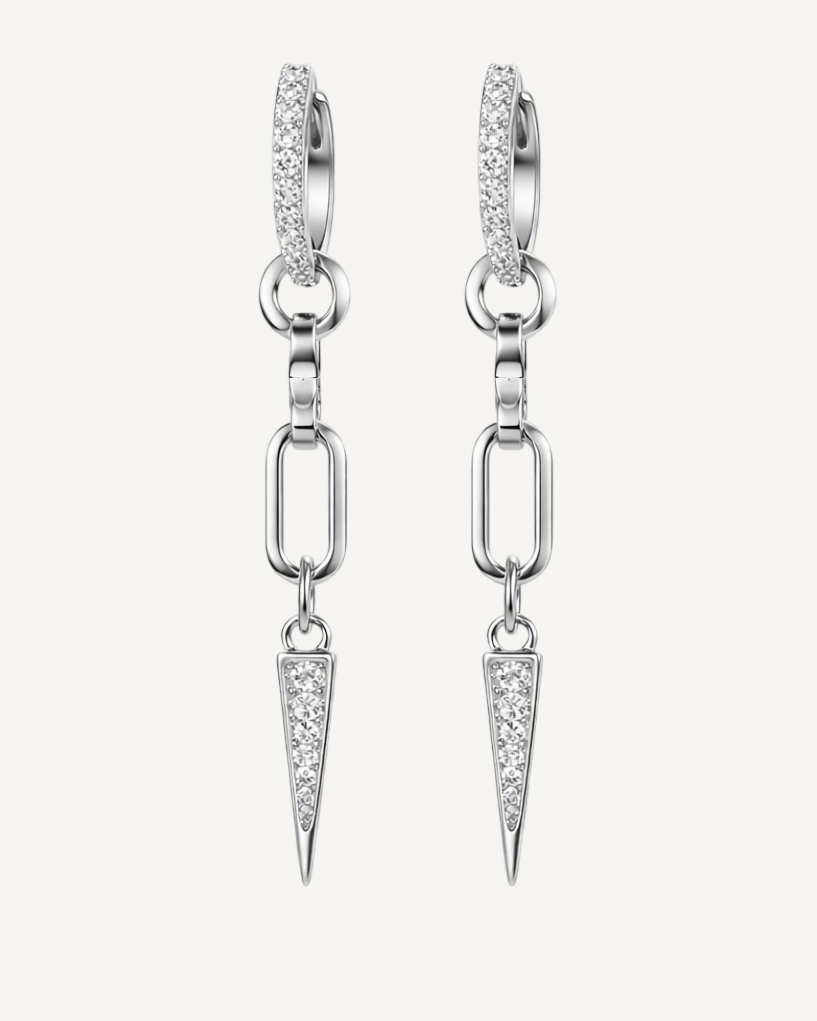 Chain Spike Earrings