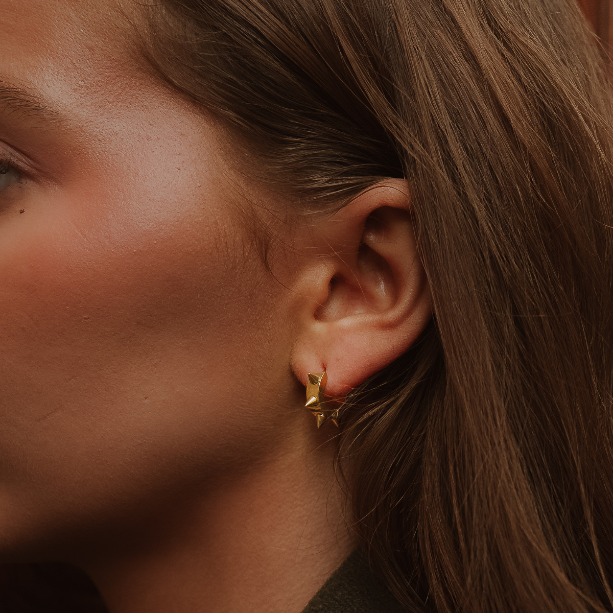 Crown Spike Earrings