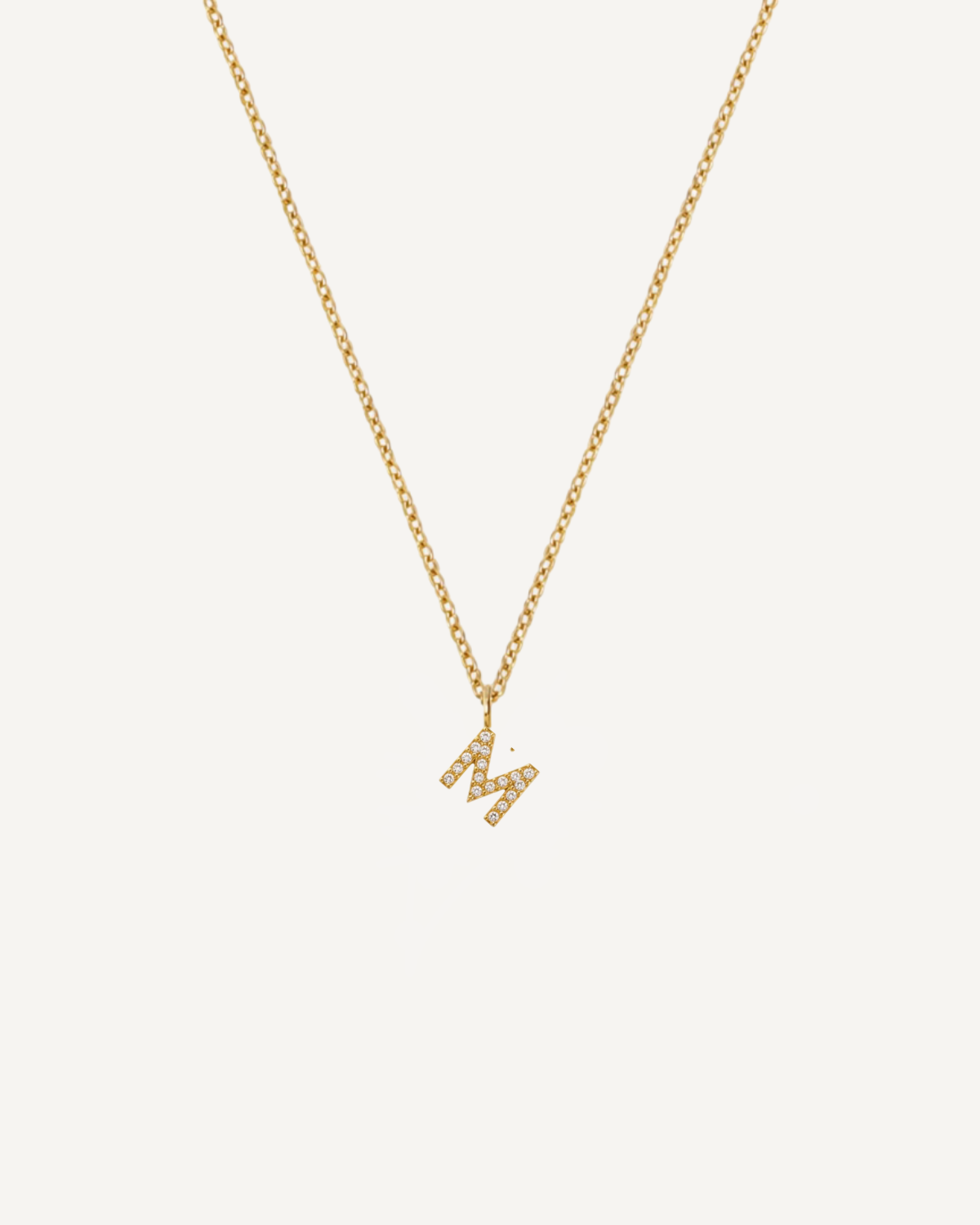 Initial Diamond Necklace
