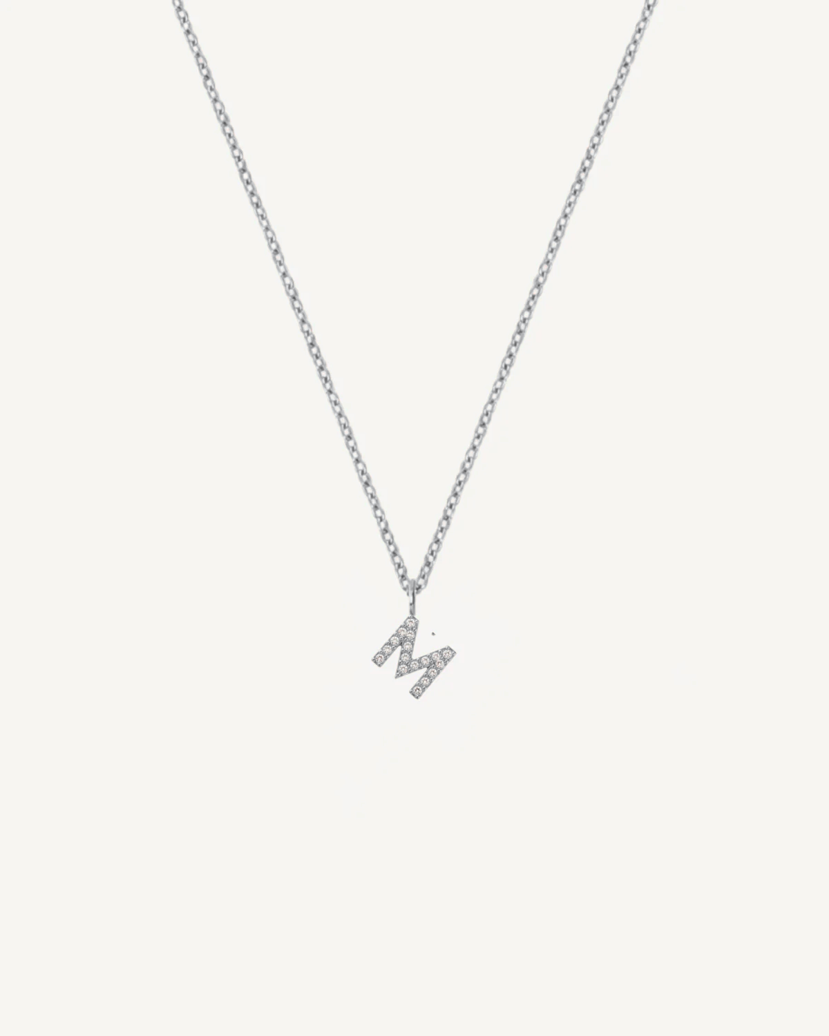Initial Diamond Necklace