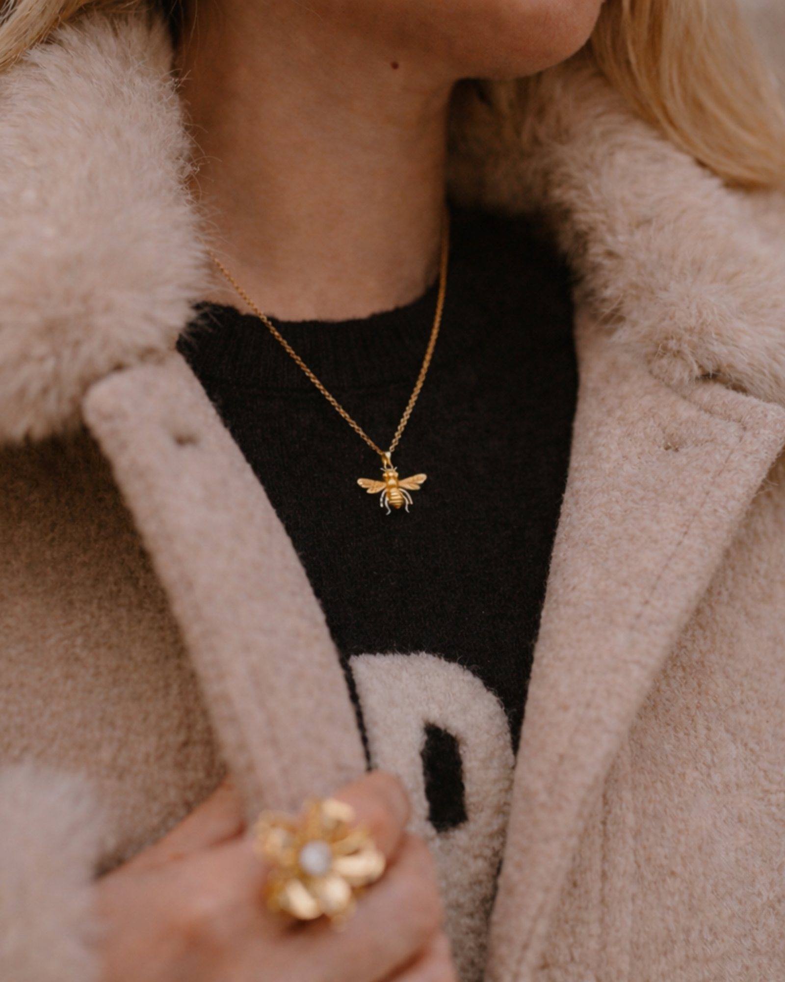 Buzzing Bee Necklace