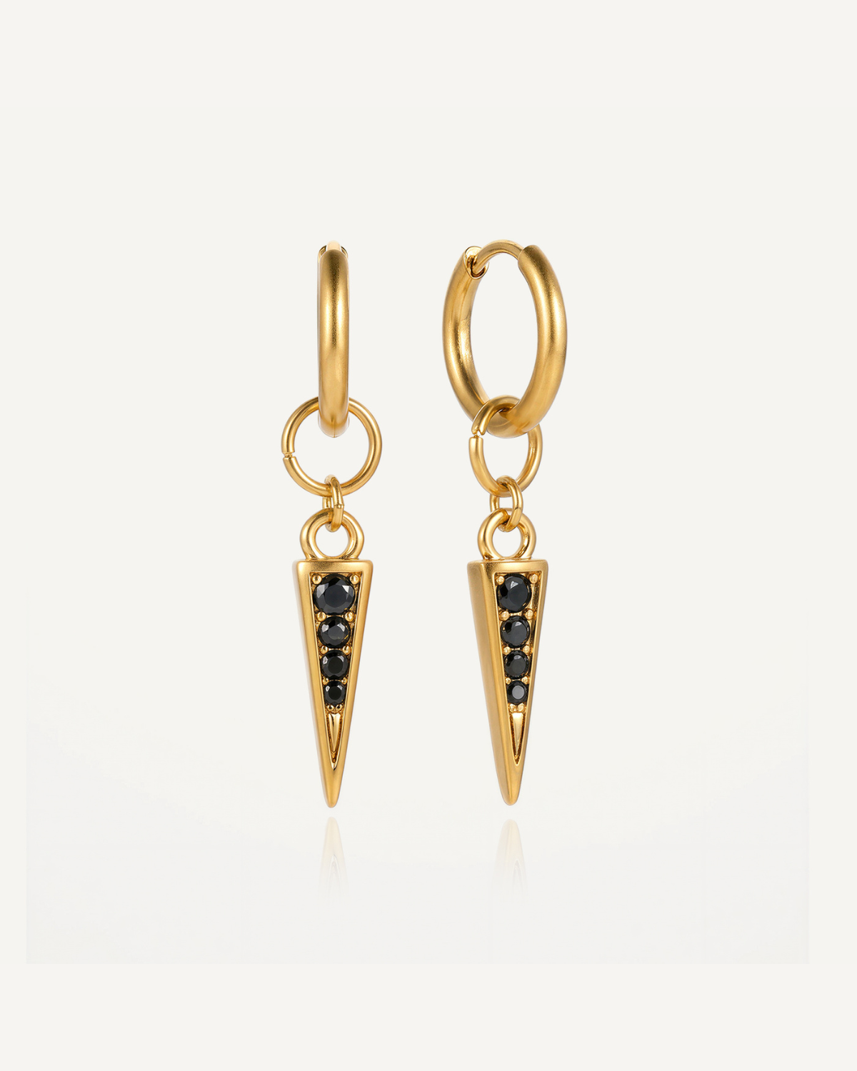 Noir Shard Earrings