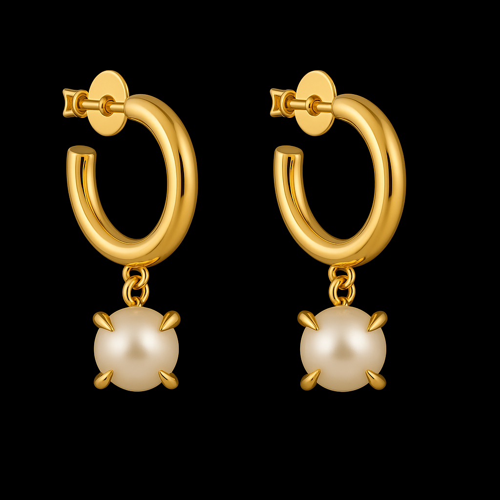 Pearl Fang Earrings