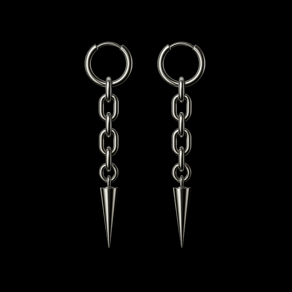 Edge Hoop Earrings