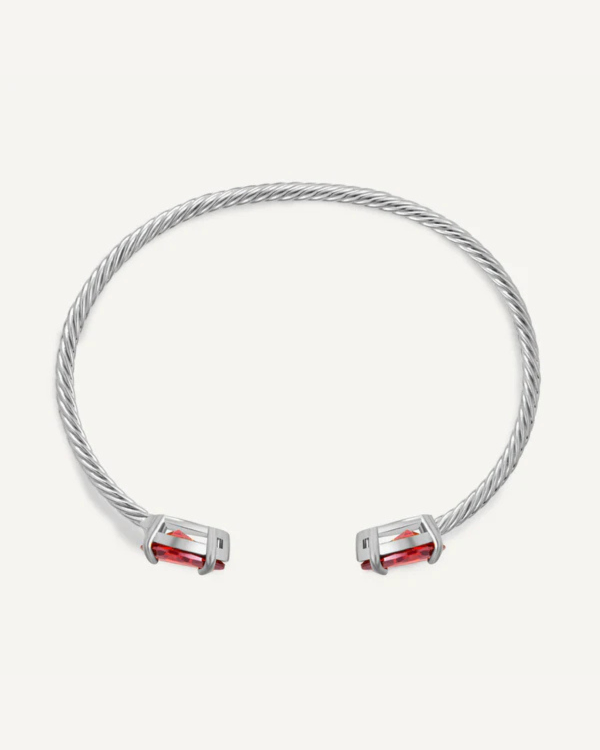 Ruby Twist Bracelet