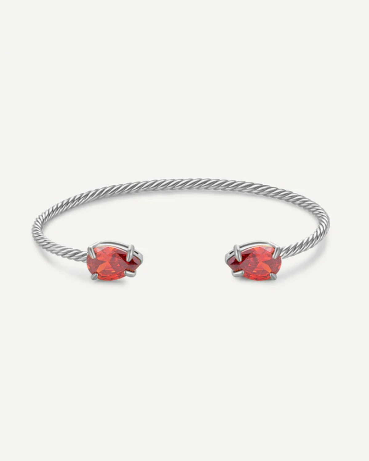Ruby Twist Bracelet