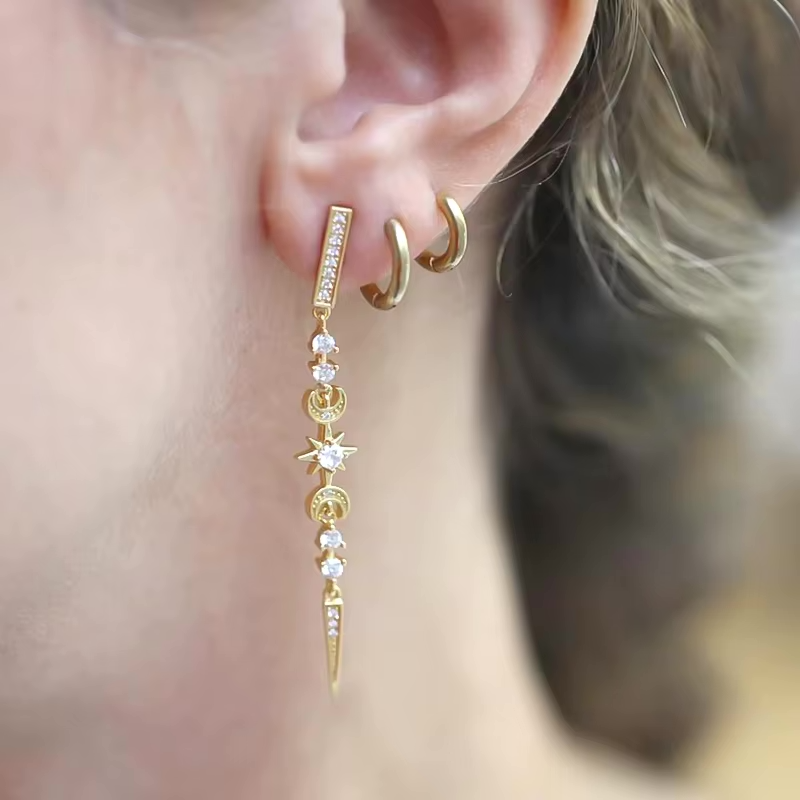 Celestial Drop Earrings