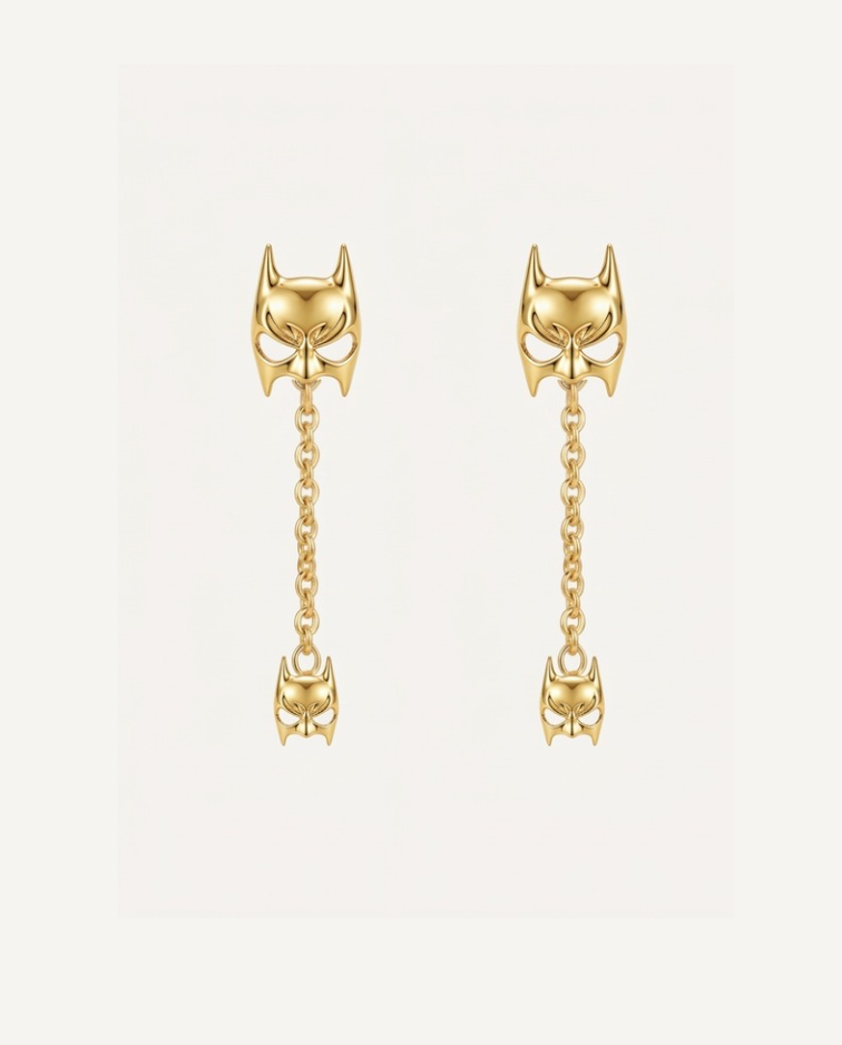 Iconic Mask Chain Earrings