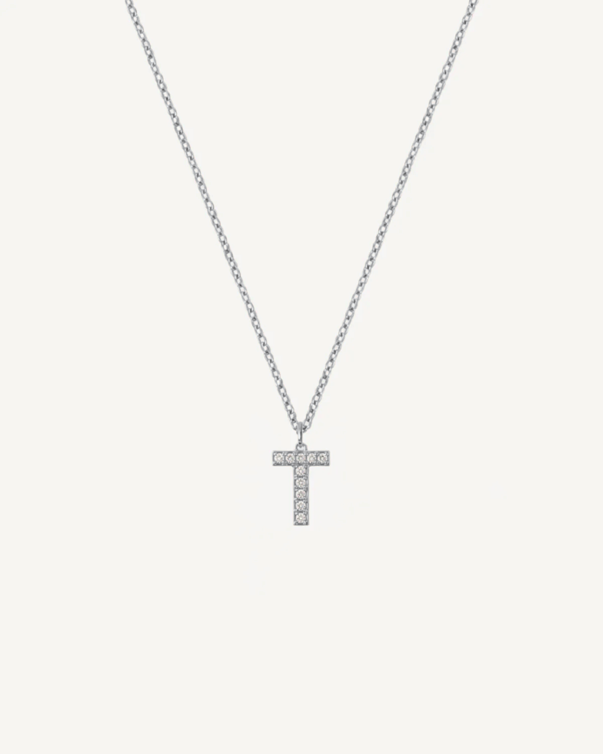 Initial Diamond Necklace