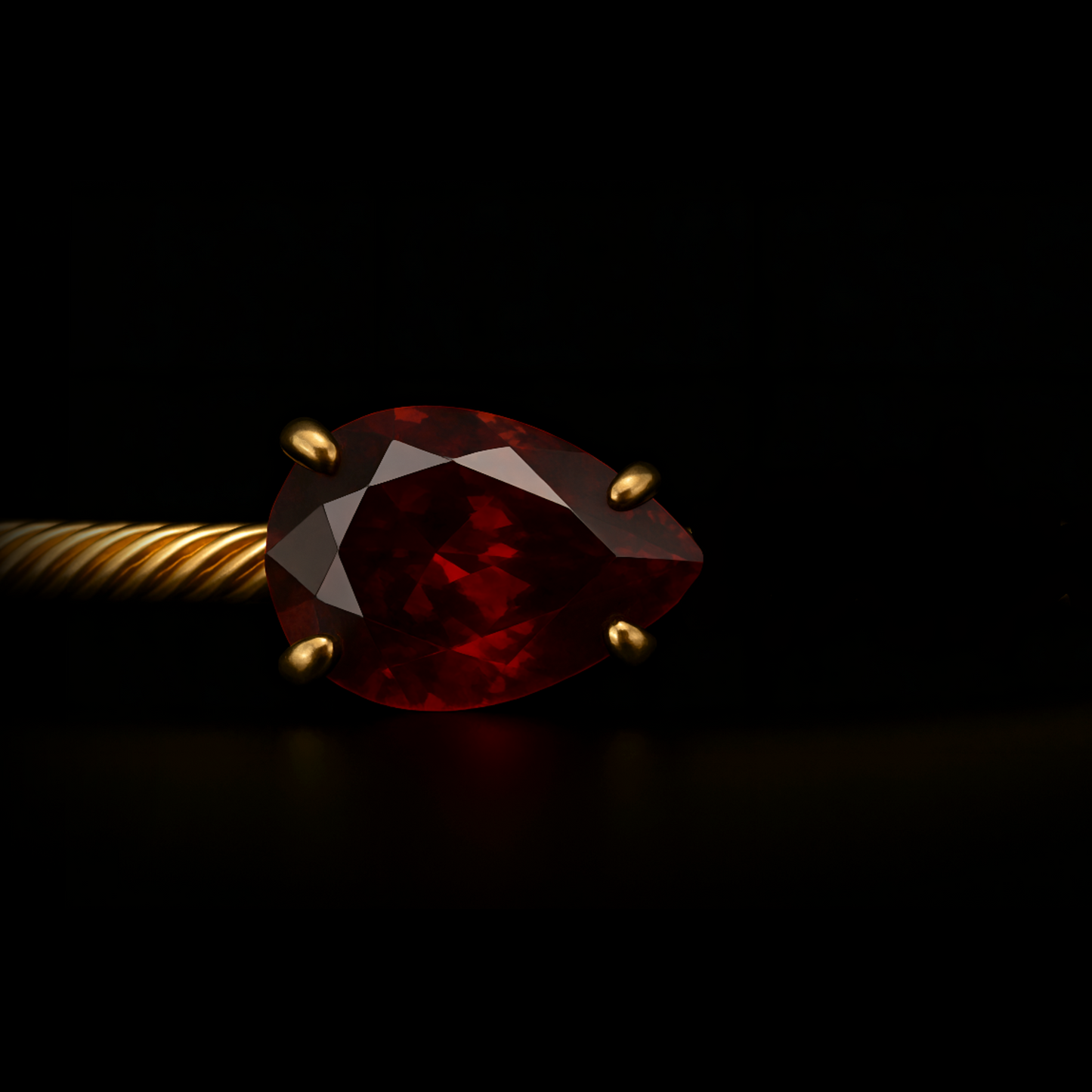 Ruby Twist Bracelet