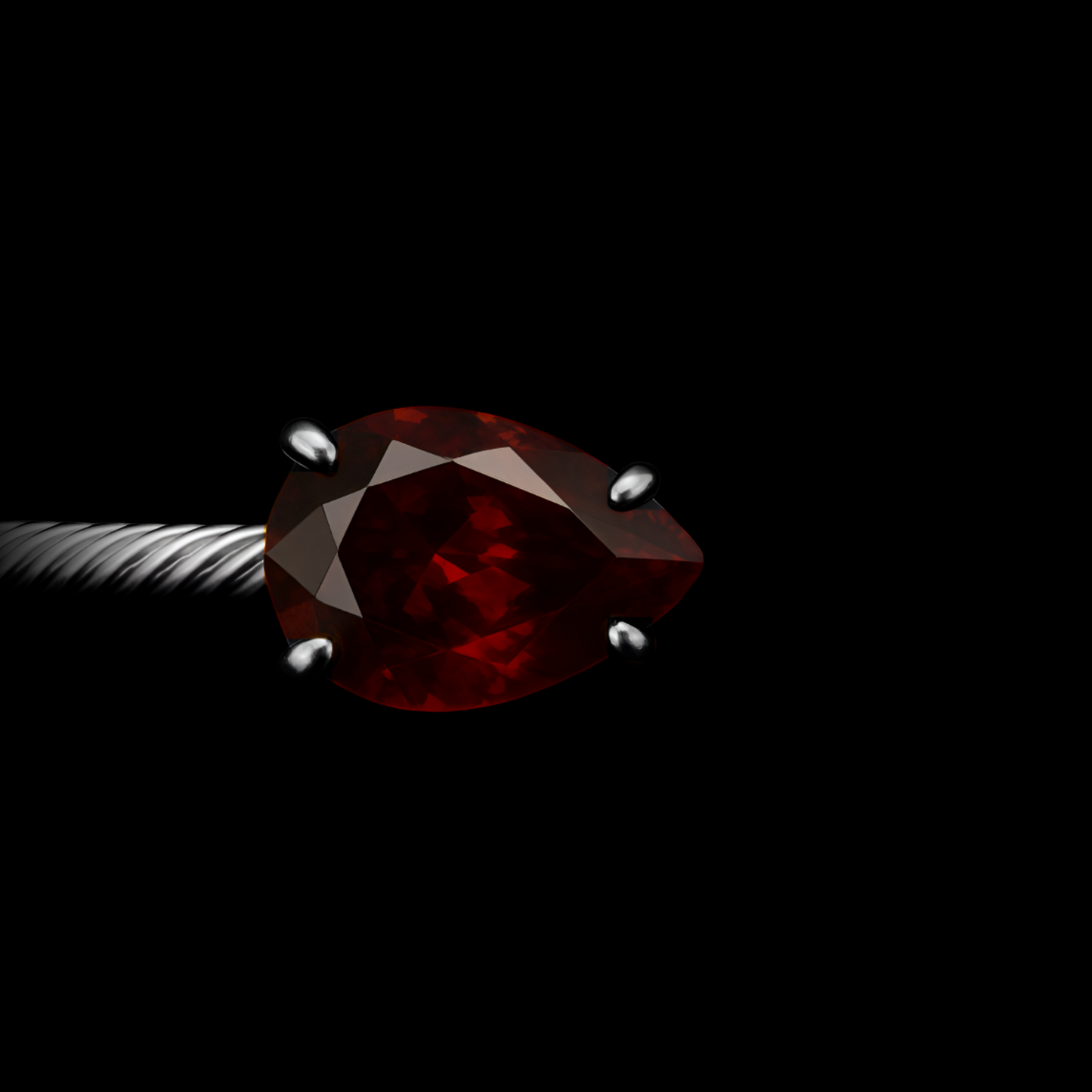 Ruby Twist Bracelet