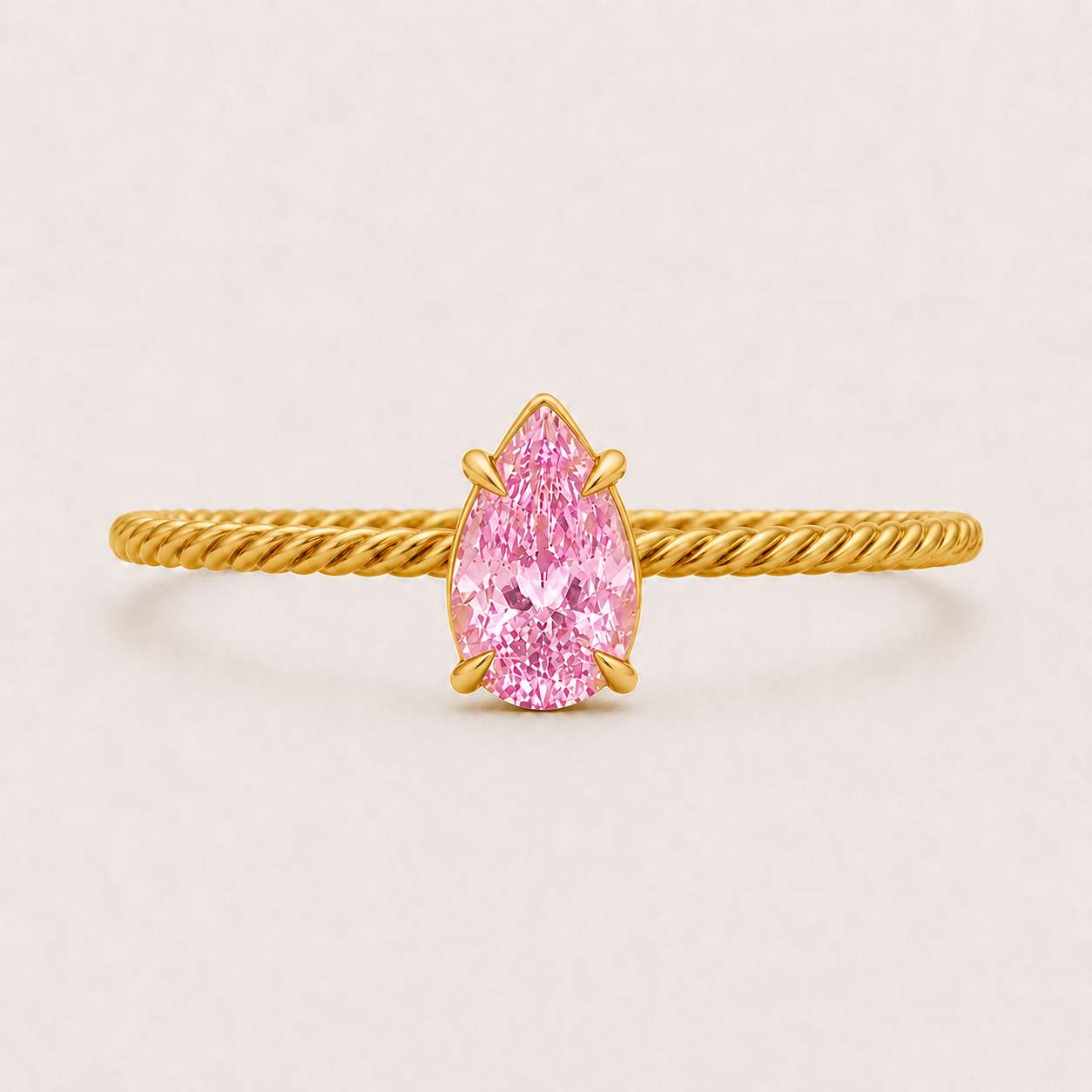 Gem Twist Ring