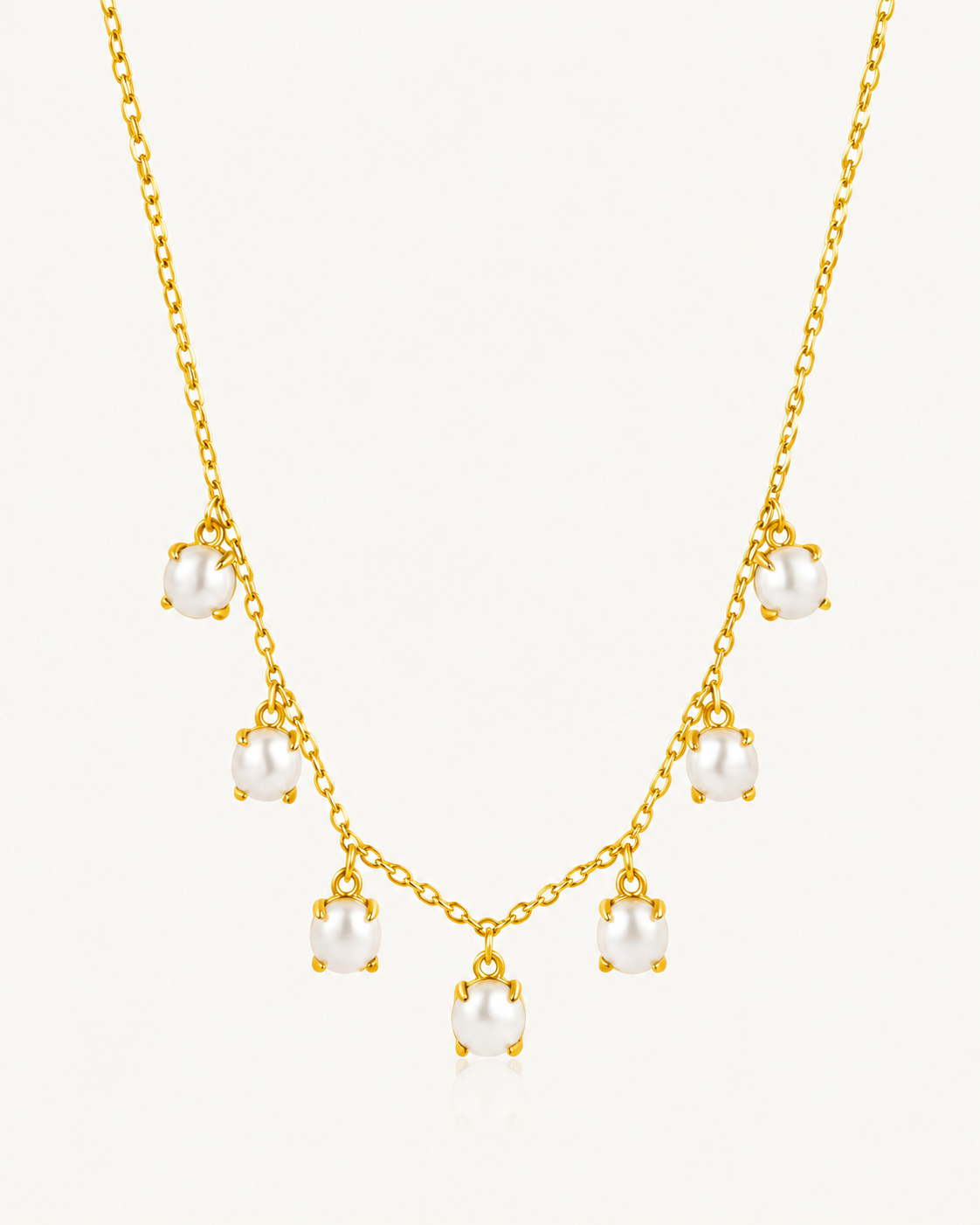 Pearl Fang Cascade Necklace