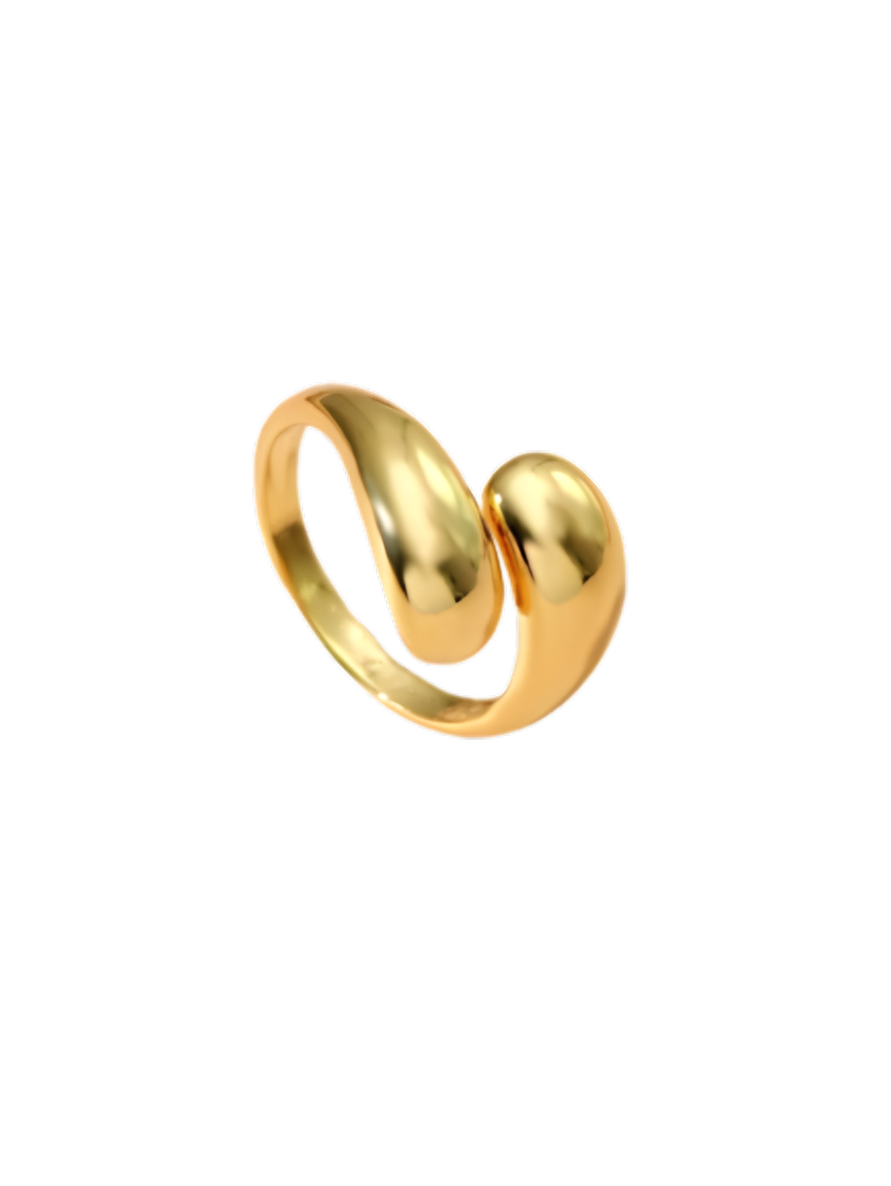 Chunky twist open ring deals