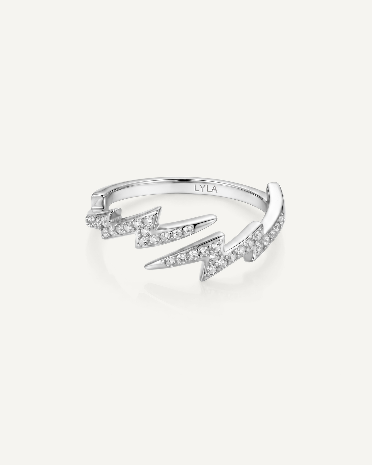 Dual Lightning Bolt Ring