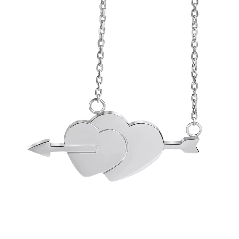 Twin Hearts Necklace