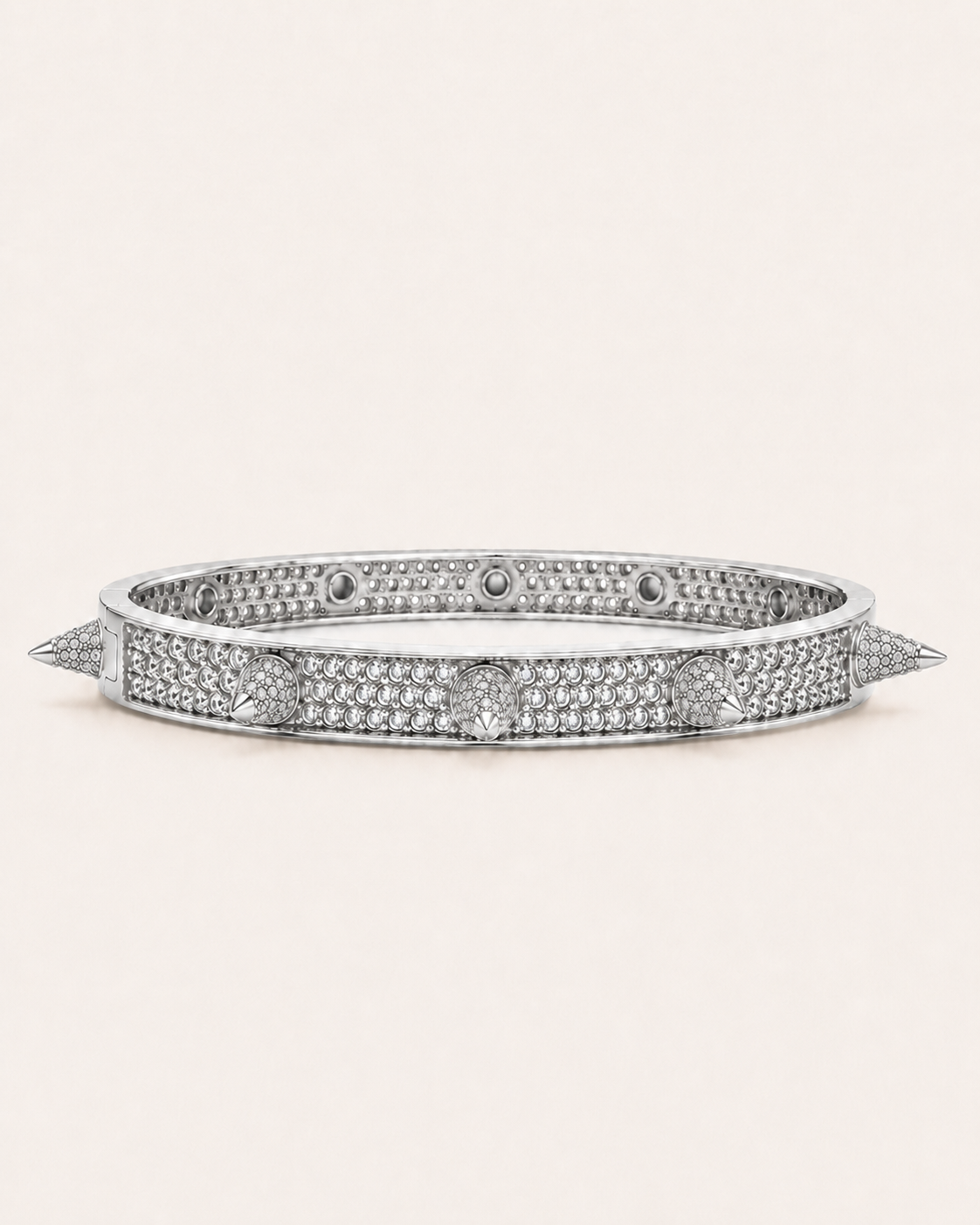 Crystal Spike Bangle