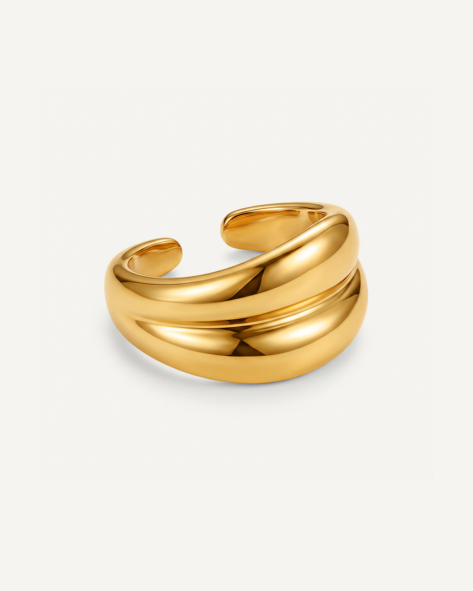 Swirl Twist Ring
