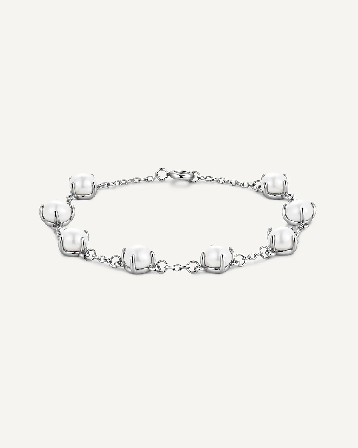 Pearl Fang Bracelet i sølv sett fra siden