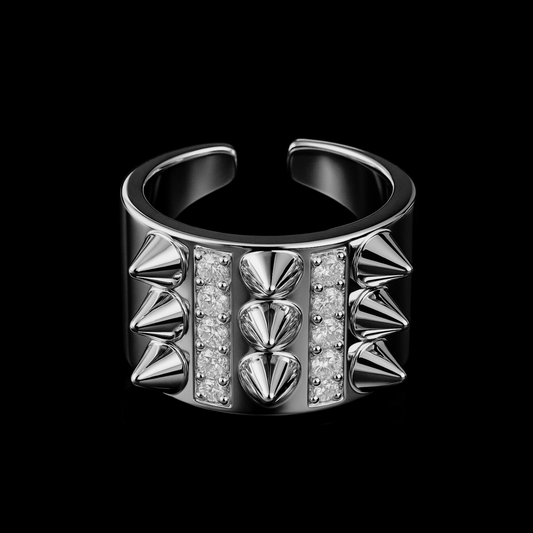 Edgy Elegance Ring