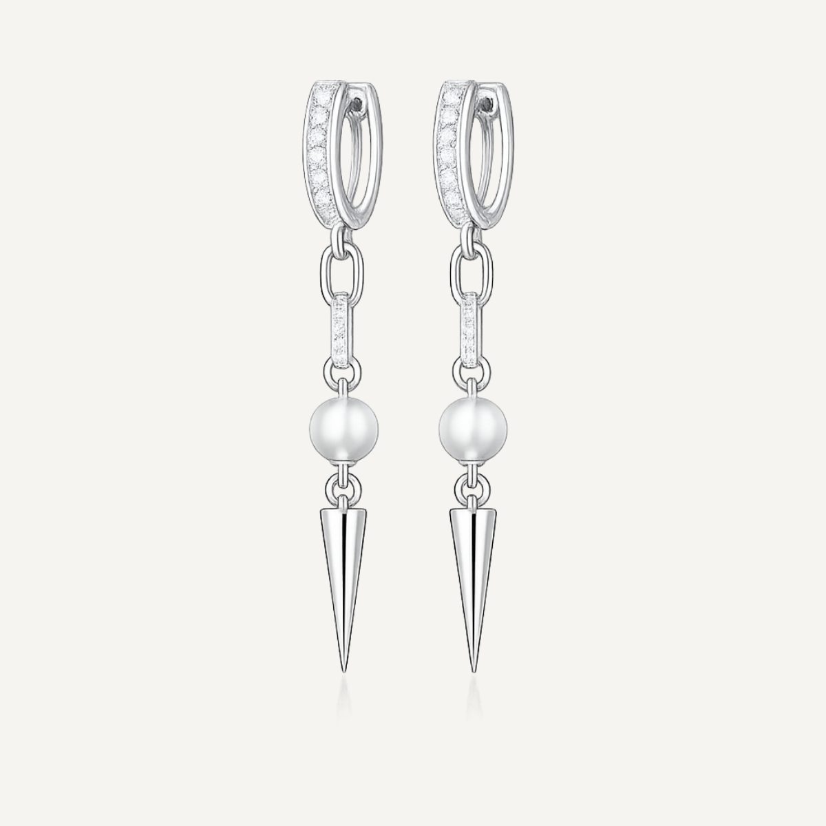 Pearl Spike Luxe Earrings