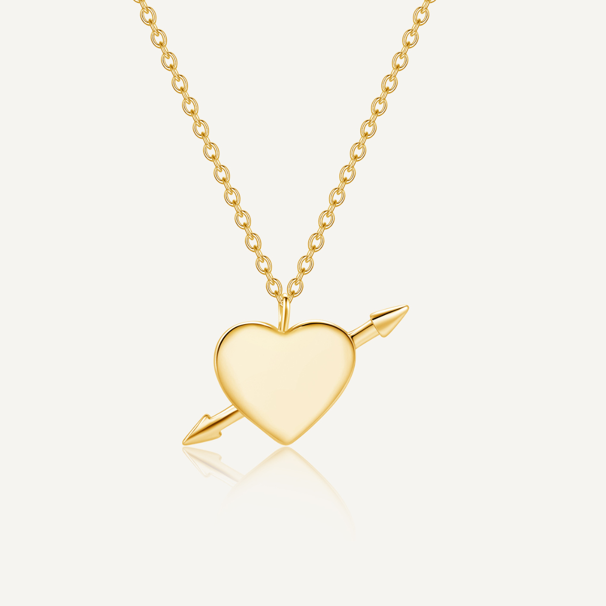 Studded Heart Necklace